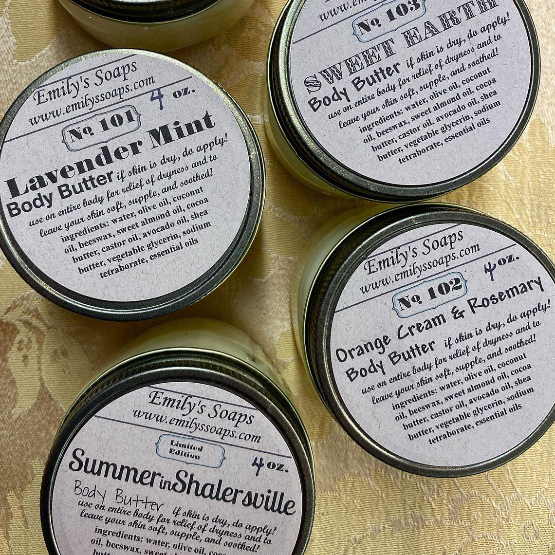Emilys Soaps Body Butters